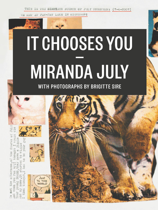 Title details for It Chooses You by Miranda July - Wait list
